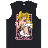 Unisex Longline Loose Tank Top - OIROKE NO JUTSU