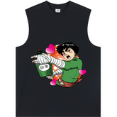Unisex Longline Loose Tank Top - DRUNK LEE