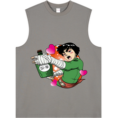 Unisex Longline Loose Tank Top - DRUNK LEE