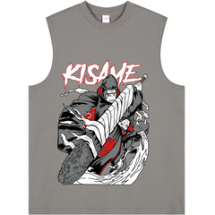 Unisex Longline Loose Tank Top - KISAME