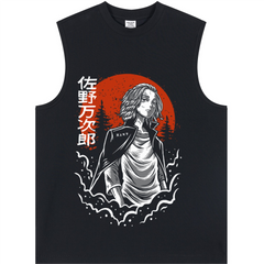 Unisex Longline Loose Tank Top - MIKEY TOKYO REVENGERS