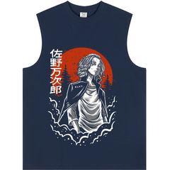 Unisex Longline Loose Tank Top - MIKEY TOKYO REVENGERS
