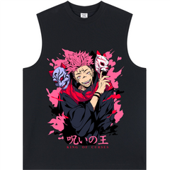 Longline Loose Tank Top - KING OF CURSES