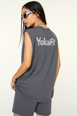 Unisex Longline Loose Tank Top - KISAME