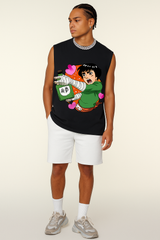 Unisex Longline Loose Tank Top - DRUNK LEE