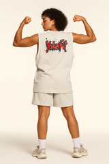Longline Loose Tank Top - JIRAIYA SENSEI