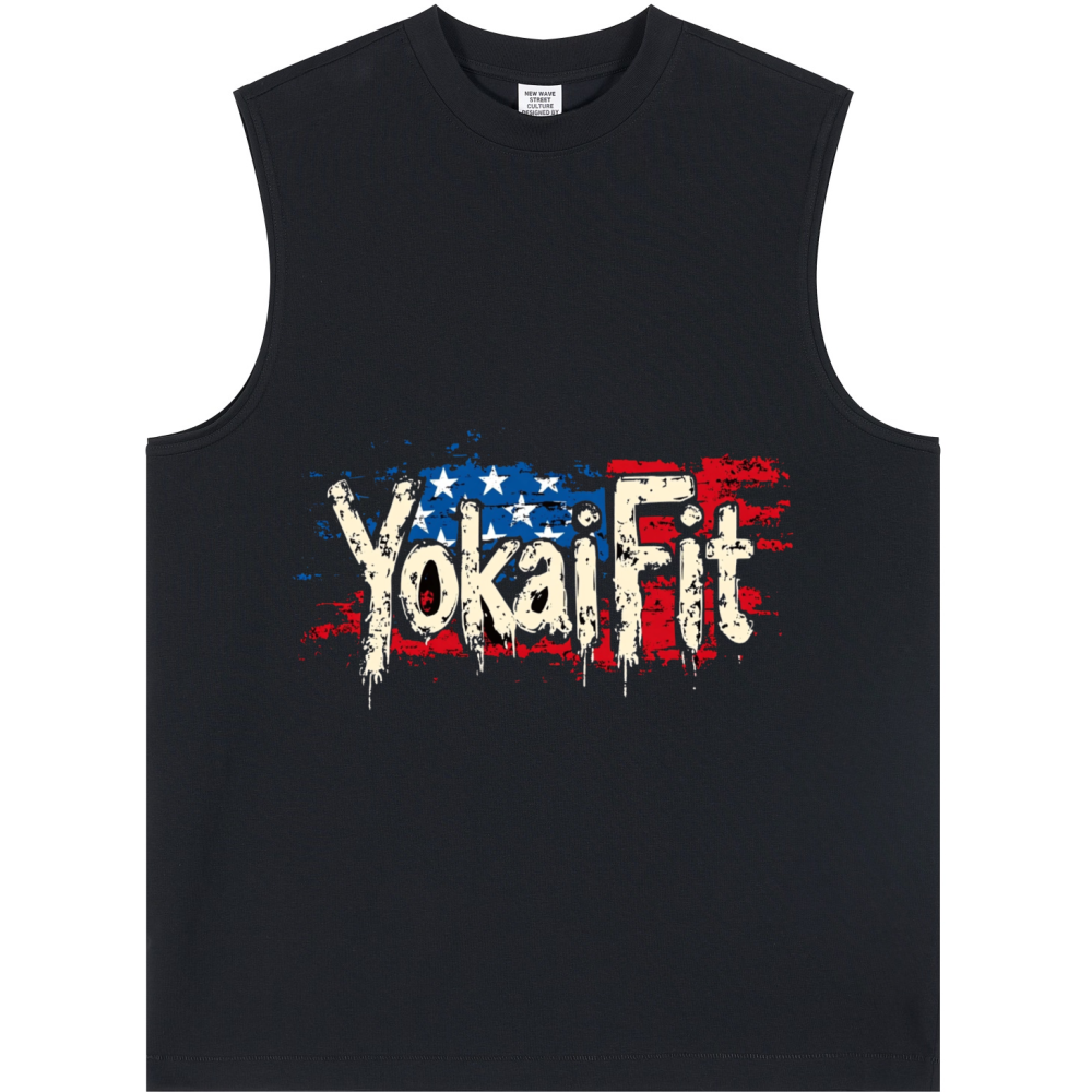 Unisex Longline Loose Tank Top - USA YOKAIFIT