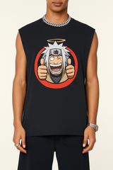 Longline Loose Tank Top - JIRAIYA SENSEI