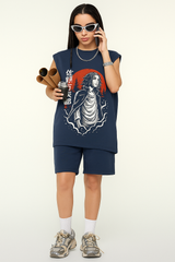 Unisex Longline Loose Tank Top - MIKEY TOKYO REVENGERS